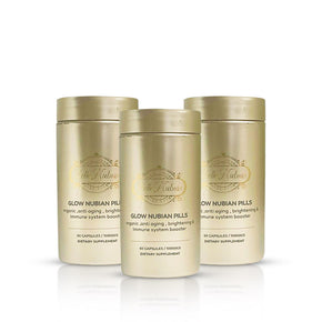 Nubian Glow Lightening Pills - 3 BOTTLES