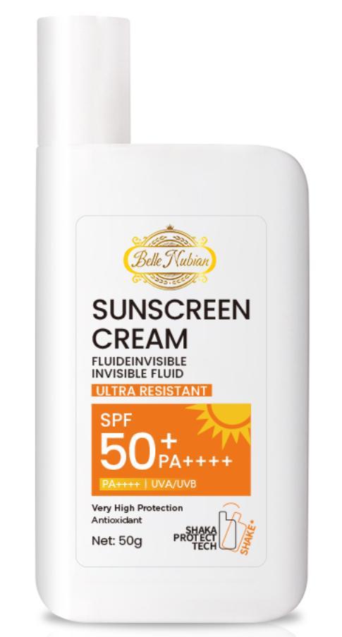NEW Invisible Fluid Sunscreen Cream (with SPF 50+ and Vitamin C)