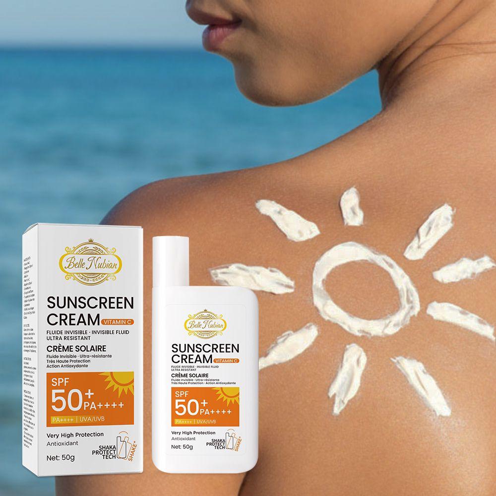 NEW Invisible Fluid Sunscreen Cream (with SPF 50+ and Vitamin C)
