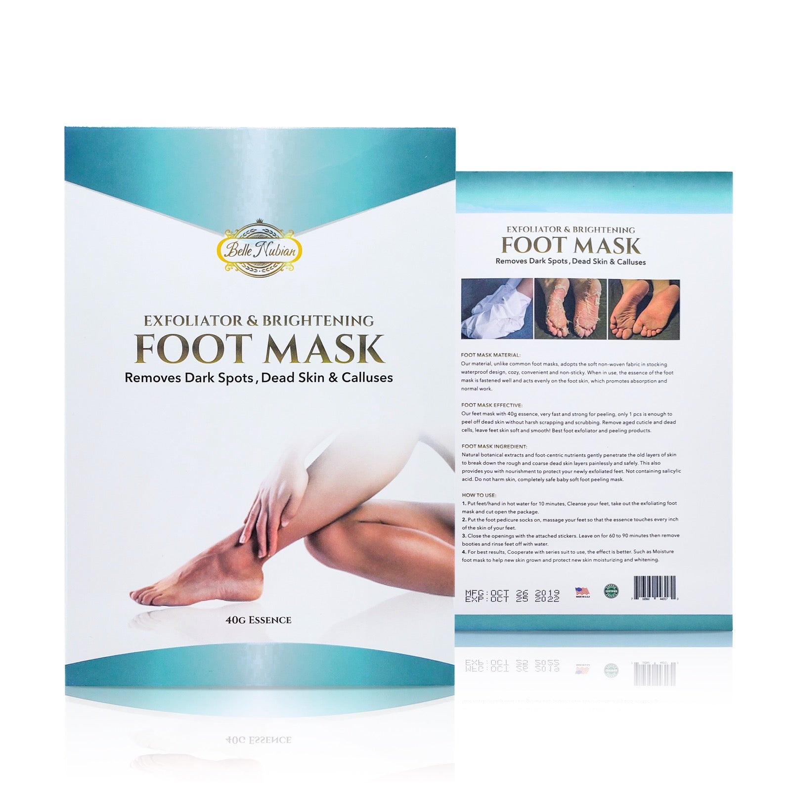 NEW Exfoliating And Brightening Foot Mask