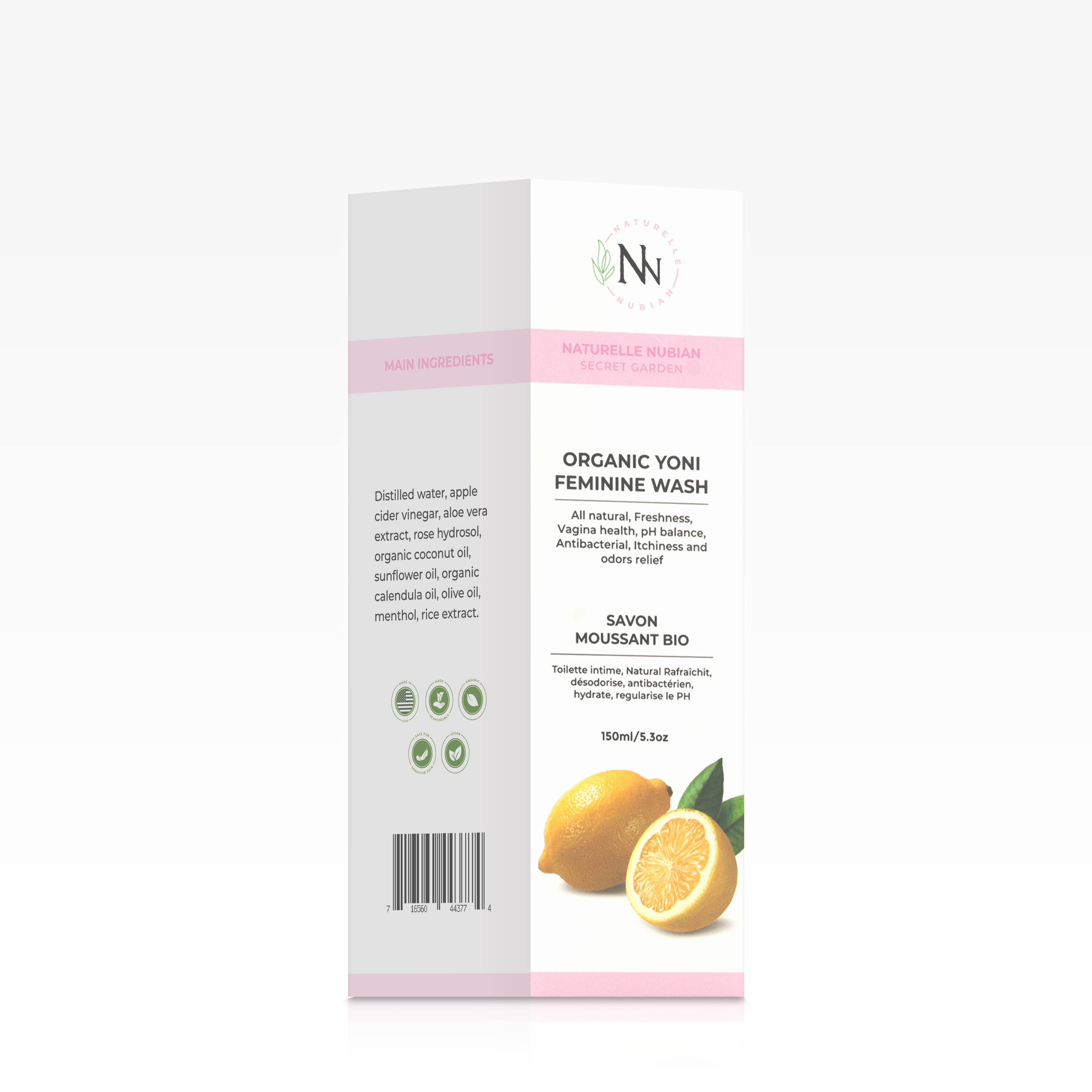 ORGANIC YONI FEMININE WASH (CITRUS)