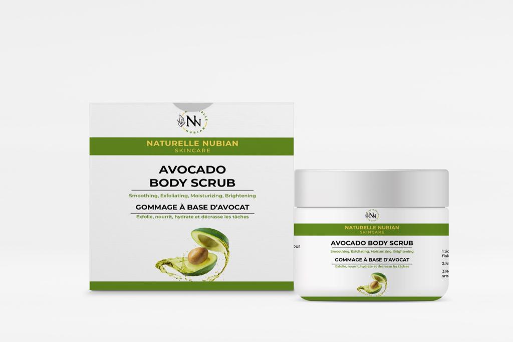 Gommage corporel à l'avocat
