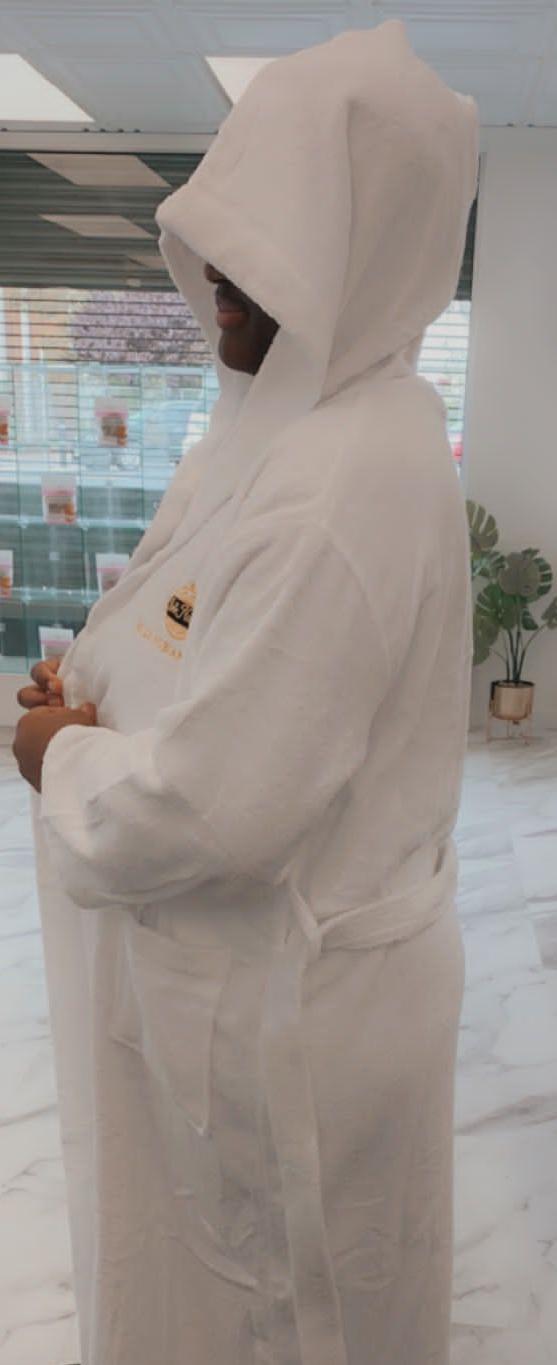 Robe à capuche belle nubienne