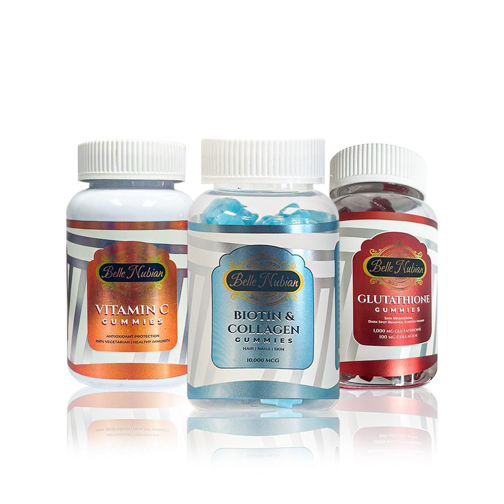 Gummies Trio (Biotin & Collagen, Gluta, Vitamin C) Gummies Trio (Biotin & Collagen, Gluta, Vitamin C)