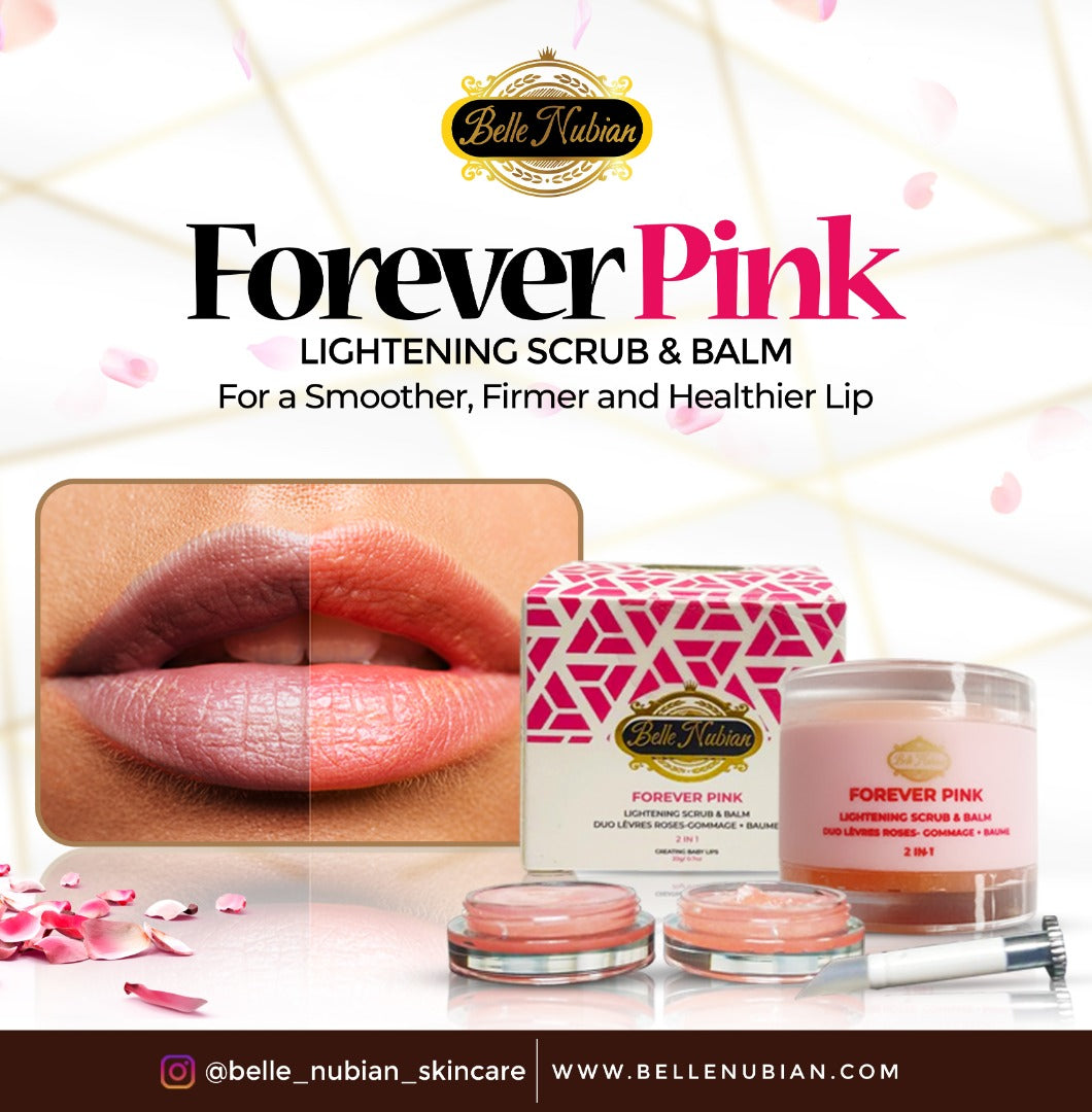 NEW Forever Pink: Lightening Scrub & Balm (For Lips)