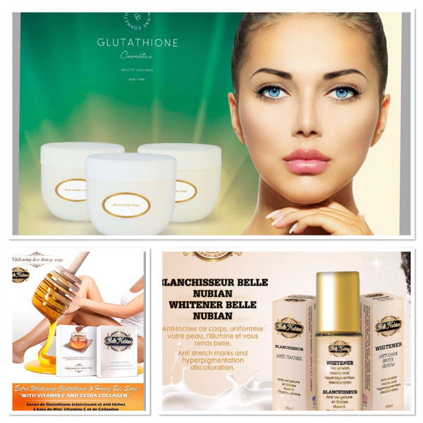 Glutax Miracle Body Cream With 2 Belle Nubian Serum + 1 Collagen