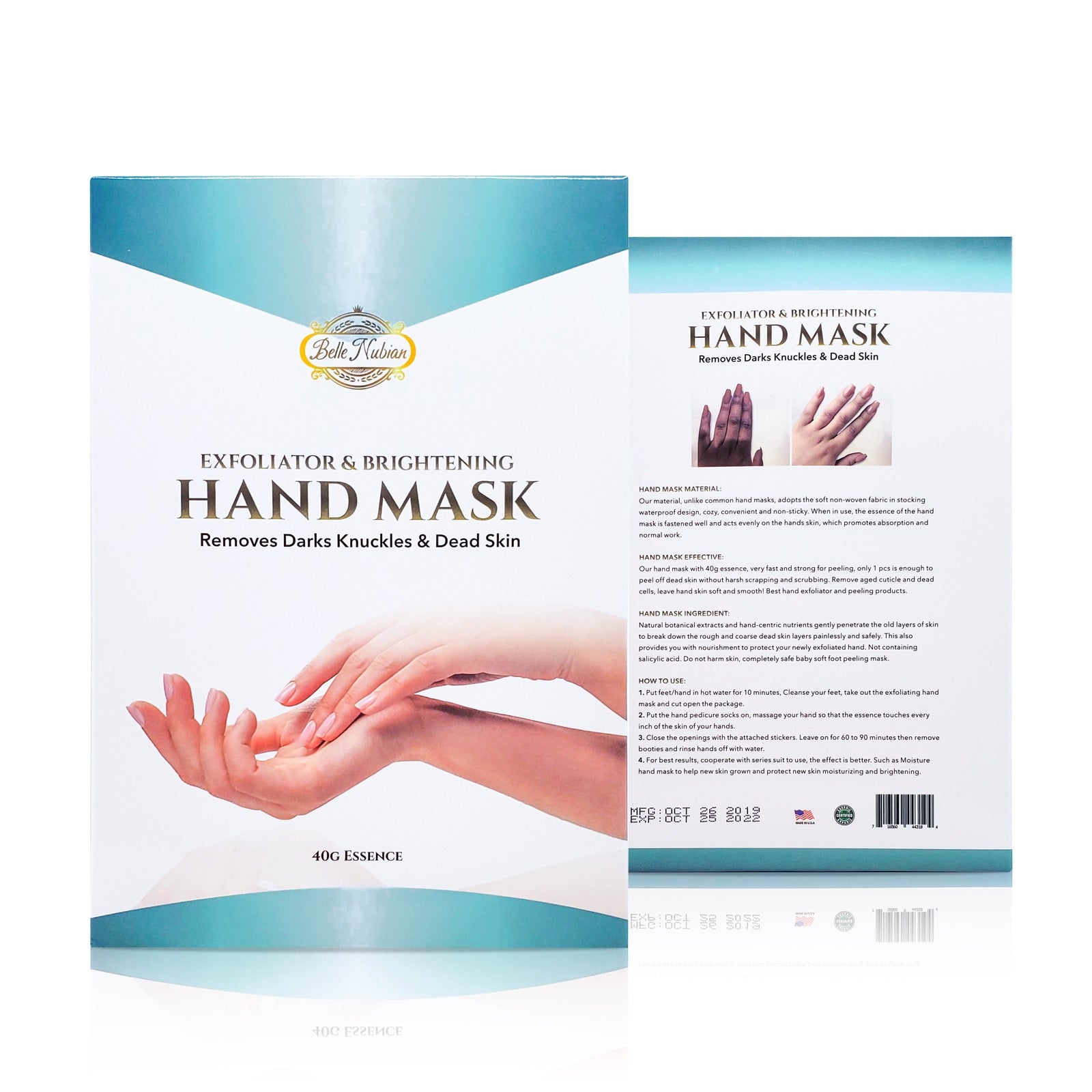 Exfoliating and Brightening Hand Mask