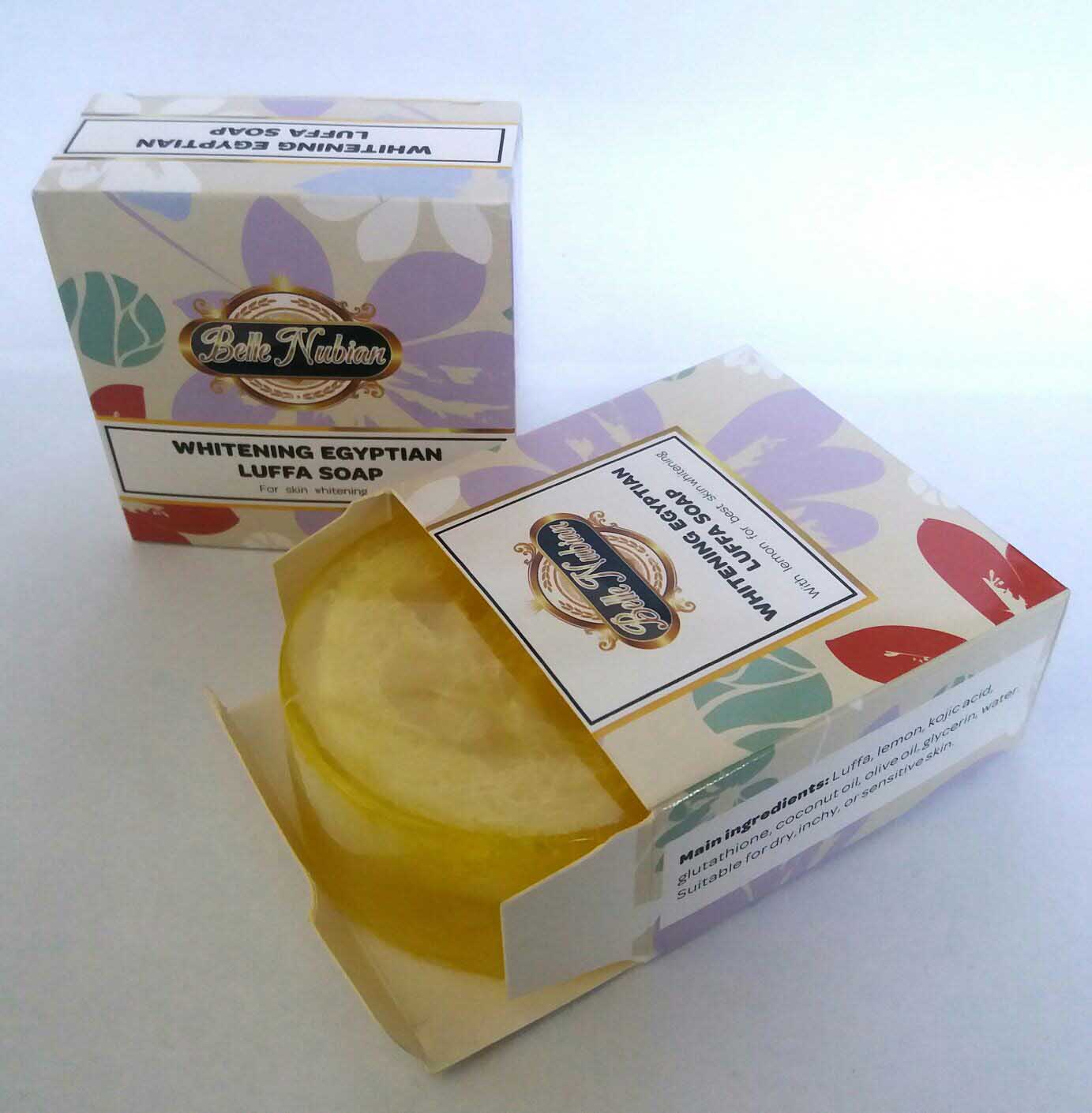 LIGHTENING EGYPTIAN LUFFA SOAP: STRETCH MARKS CELLULITES BLEMISHES