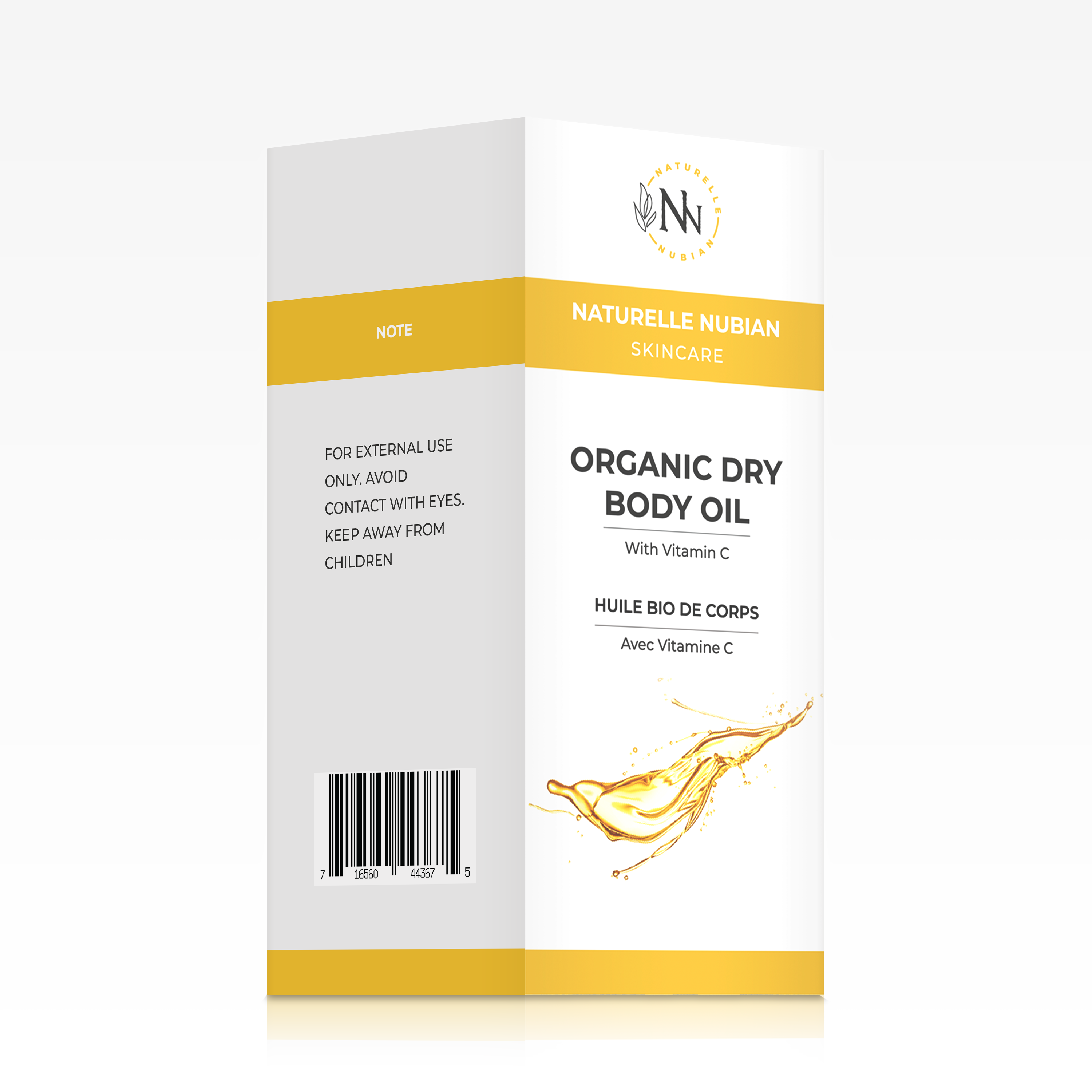 ORGANIC DRY BODY OIL