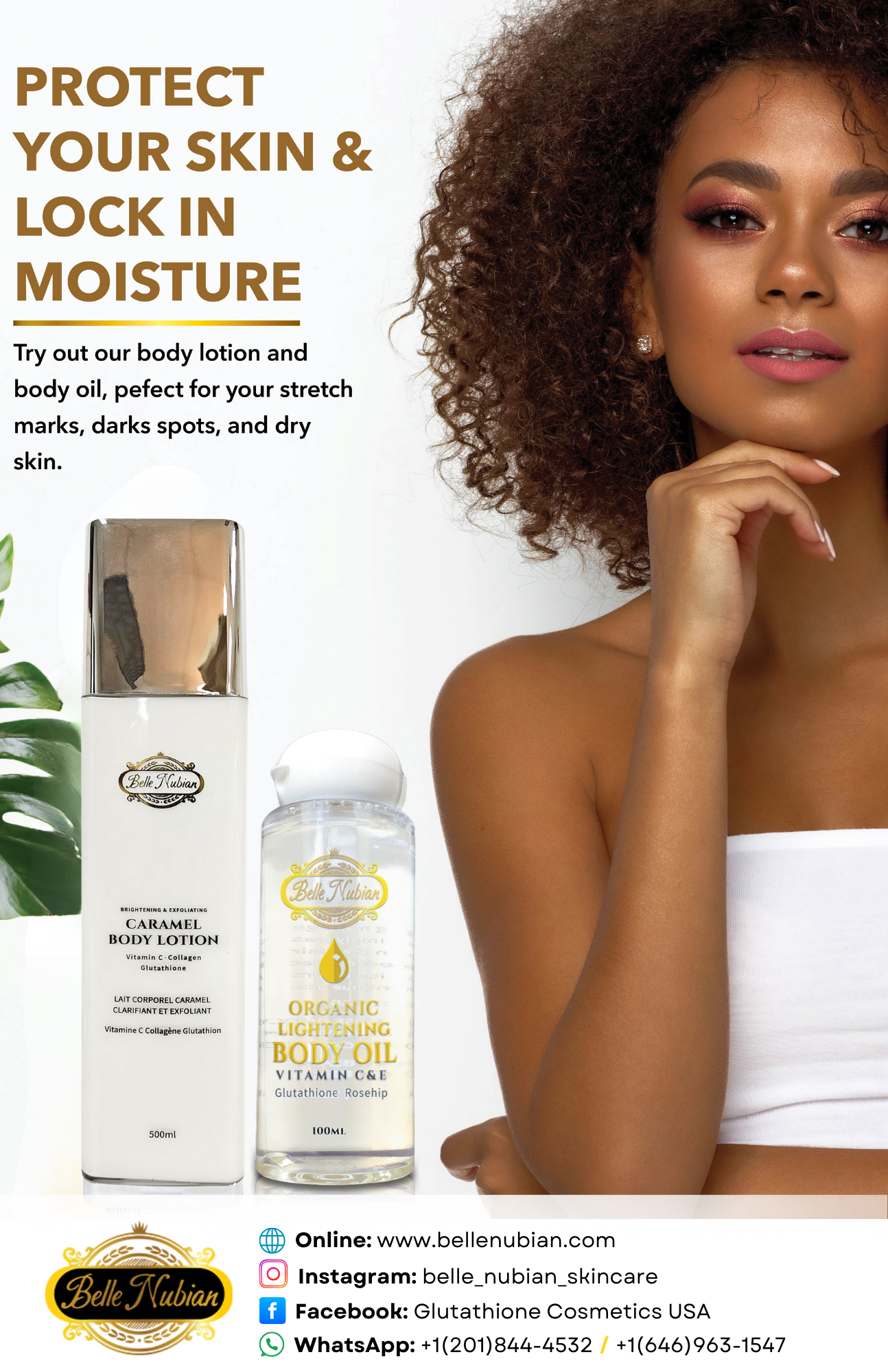 NEW Belle Nubian Caramel Body Lotion