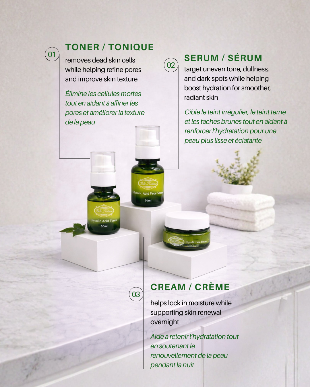 NEW! The Glow-Boosting Glycolic Collection