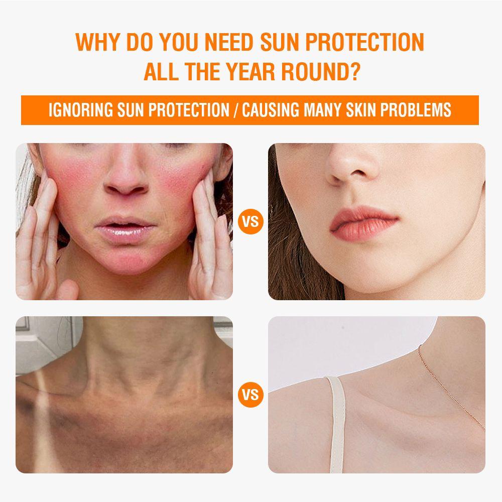 NEW Invisible Fluid Sunscreen Cream (with SPF 50+ and Vitamin C)