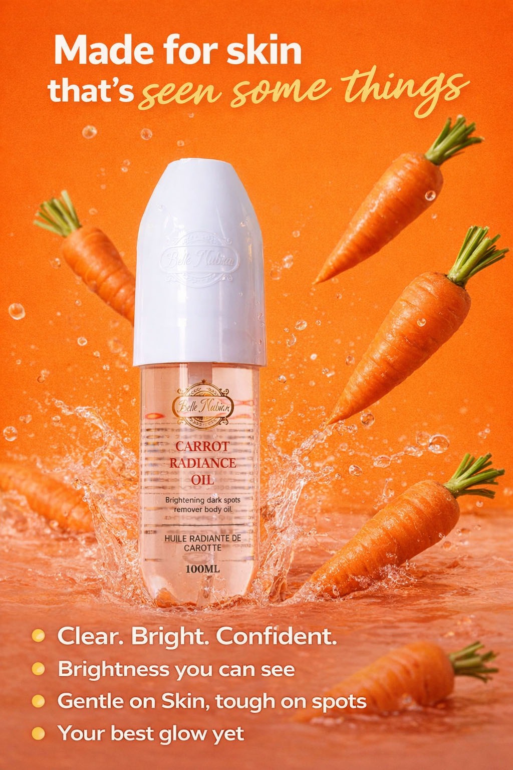 NEW Carrot Radiance Oil: Brightening Body Oil