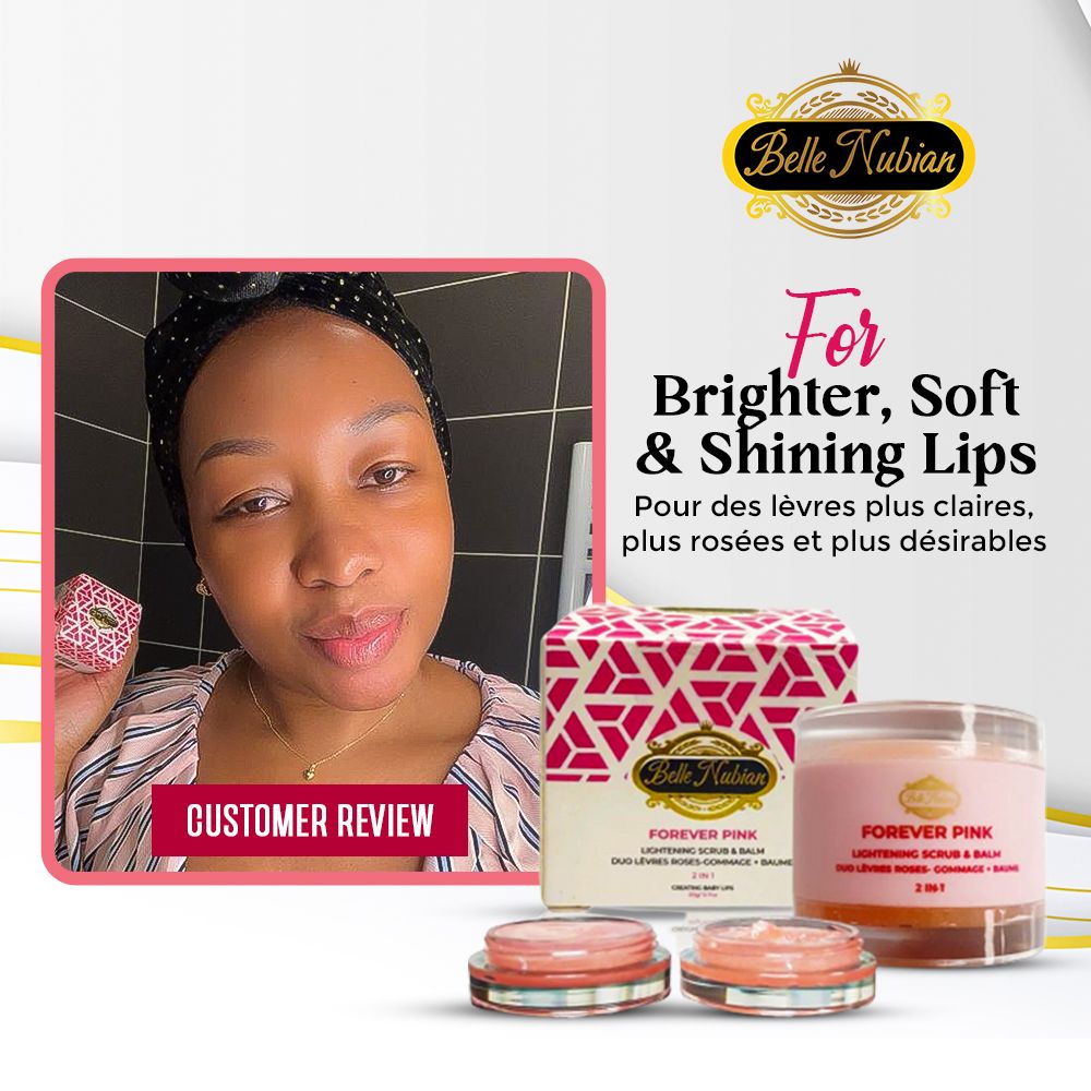NOUVEAU Forever Pink :Gommage et baume éclaircissant (pour les lèvres)