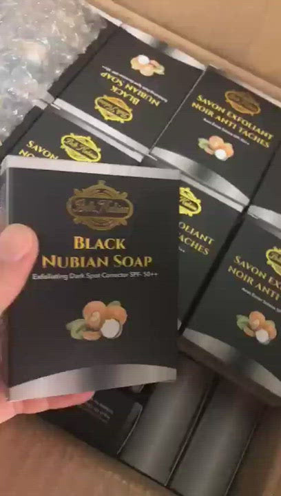 Black Soap with argan oil