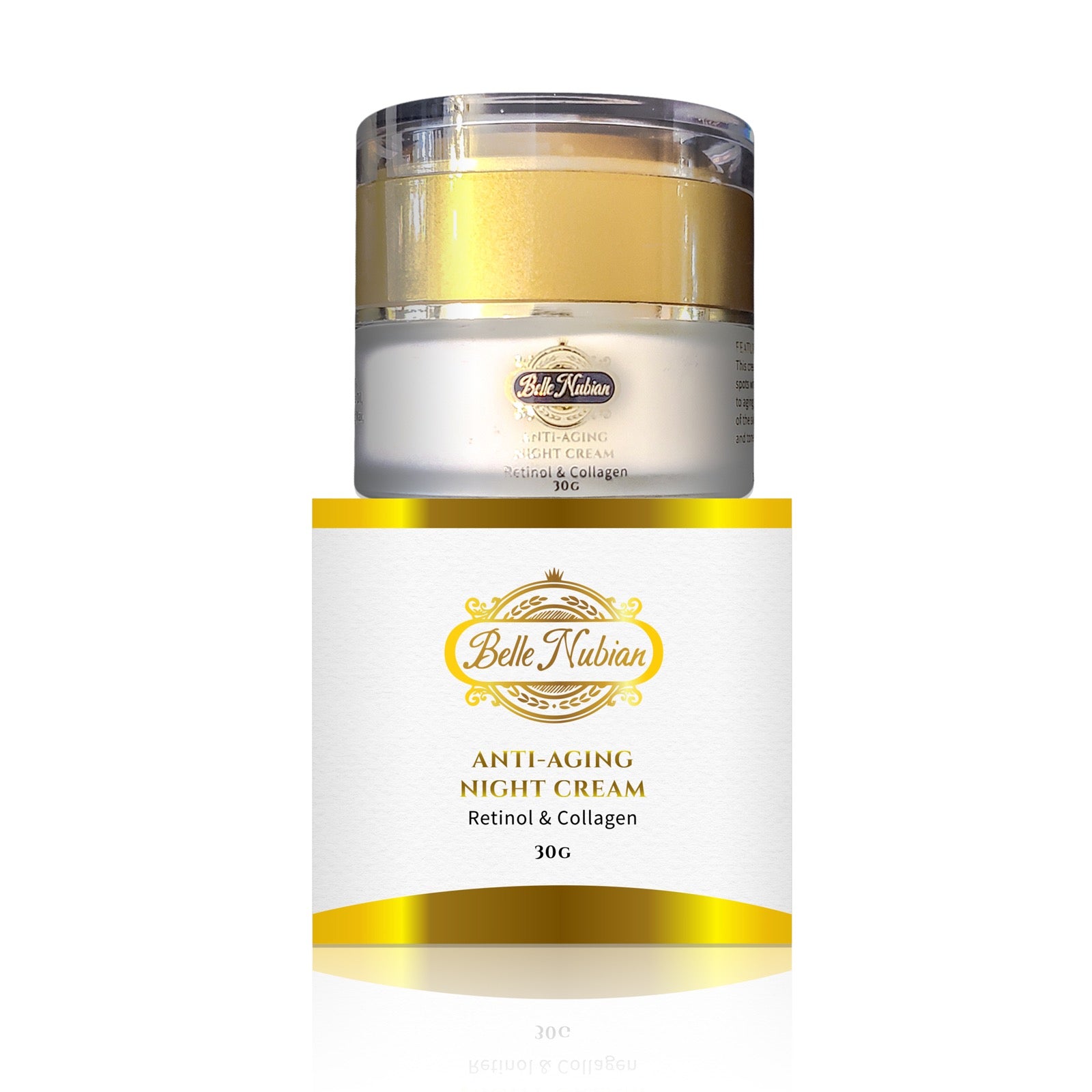 Facial Night Cream With Collagen Retinol | Whitening Cream - Nubian Skincare