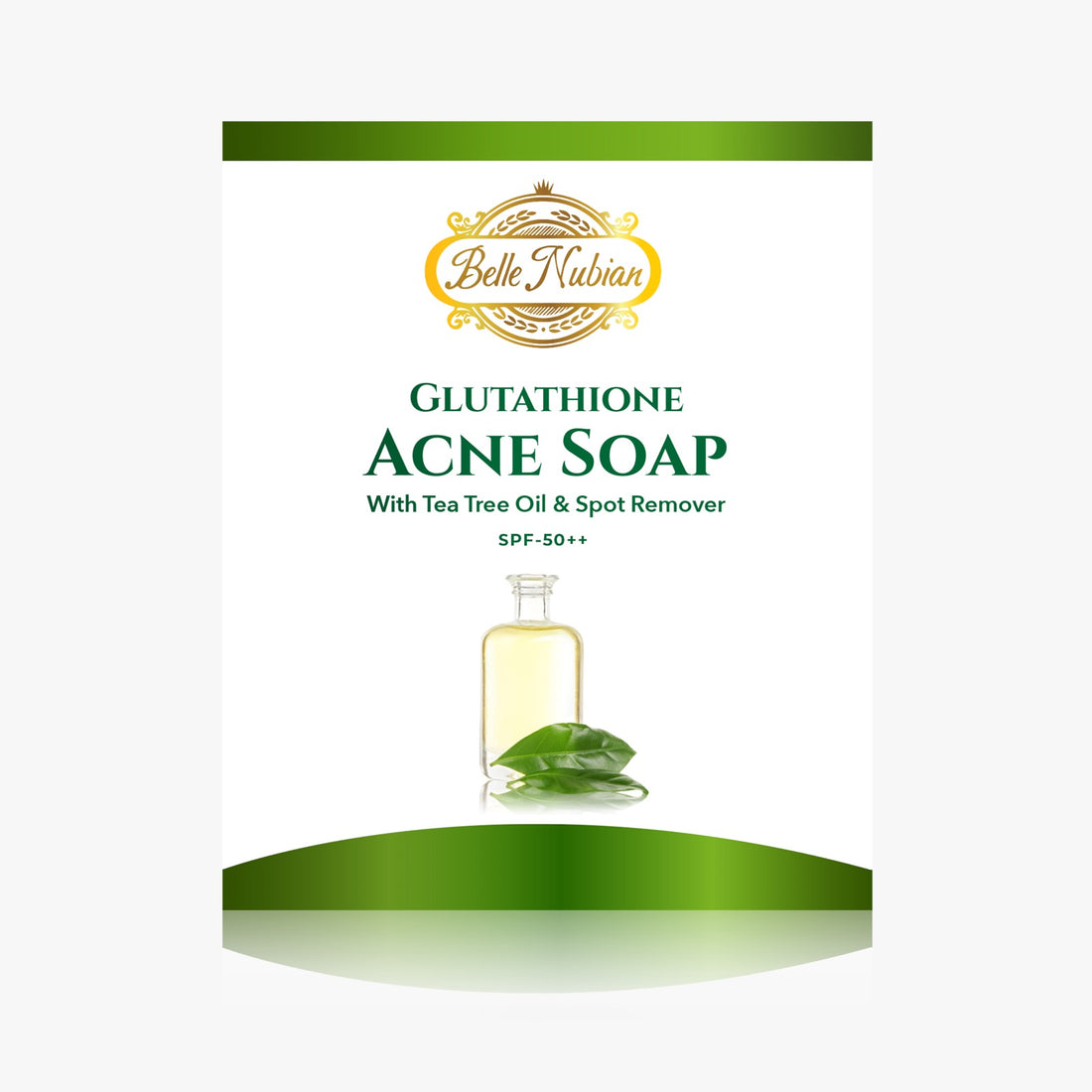 Glutathione acne soap with tea tree oil