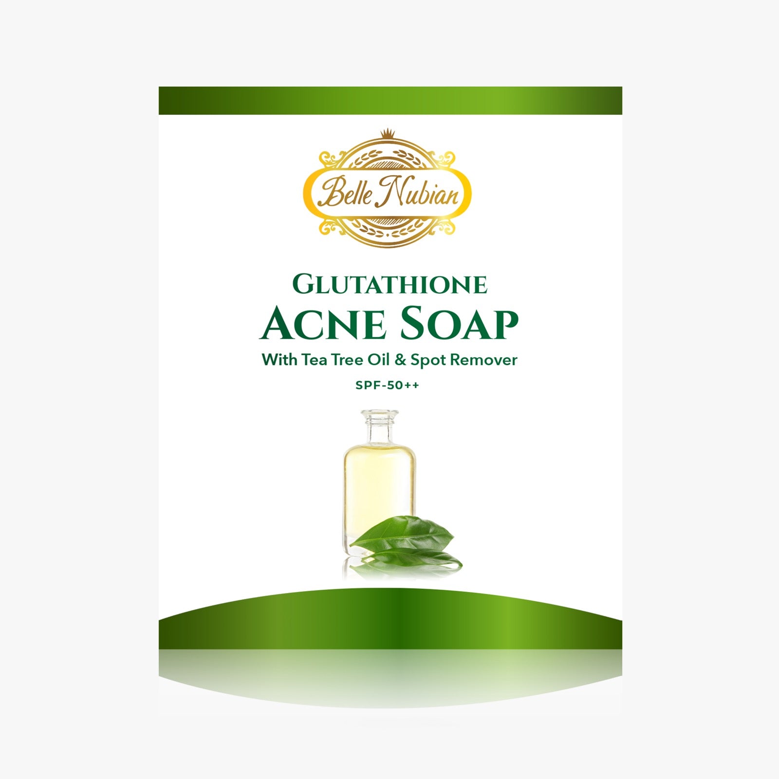 Glutathione acne soap with tea tree oil
