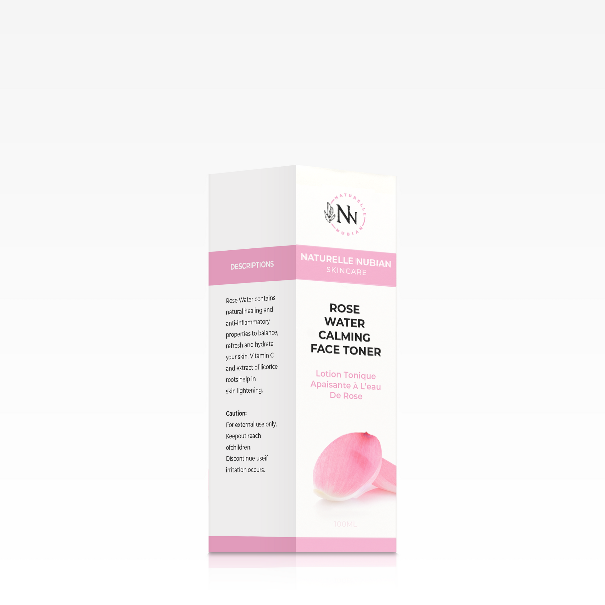 Rose water calming face toner