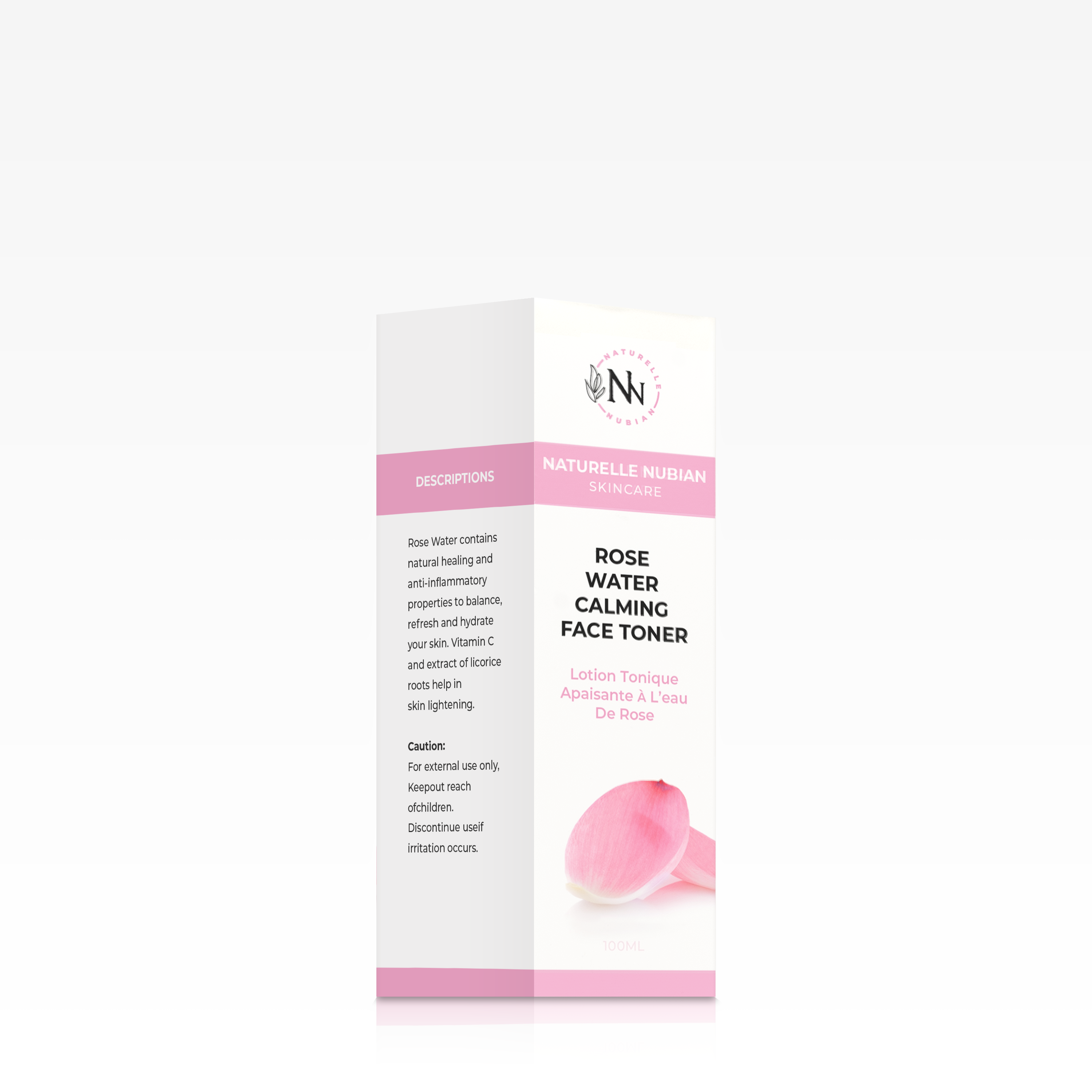 Rose water calming face toner